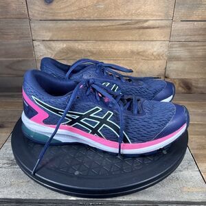 ASICS GT 1000 9 Womens Size 7 / Mens 5.5 Blue Lace Up Athletic Running Shoes